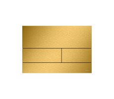 Металлическая панель смыва для унитазов TECE TECEsquare 9240838 с цветным PVD покрытием Сатин позолоченный