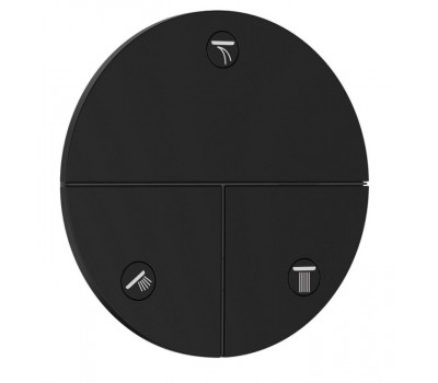 Вентиль Hansgrohe ShowerSelect Comfort S 15558670 переключающий 1/2" цвет-черный матовый Вентиль Hansgrohe ShowerSelect Comfort S 15558670 переключающий 1/2" цвет-черный матовый