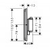 Смеситель для душа Hansgrohe ShowerSelect Comfort Q 15583000 на 2 потребителя, настенный встраиваемый, цвет-хром Смеситель для душа Hansgrohe ShowerSelect Comfort Q 15583000 на 2 потребителя, настенный встраиваемый, цвет-хром