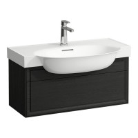 Тумба под раковину 78 см Laufen New Classic  4.0604.1.085.628.1 подвесная, 1 ящик, цвет: черный дуб