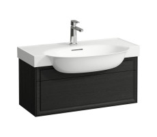 Тумба под раковину 78 см Laufen New Classic  4.0604.1.085.628.1 подвесная, 1 ящик, цвет: черный дуб
