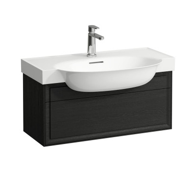 Тумба под раковину 78 см Laufen New Classic  4.0604.1.085.628.1 подвесная, 1 ящик, цвет: черный дуб