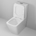 Унитаз напольный Grossman Classic GR-4445SQ безободковый, белый с тонкой крышкой, микролифт, смыв торнадо