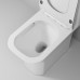 Унитаз-компакт Grossman Classic GR-4464SQ безободковый, белый с тонкой крышкой, микролифт, смыв торнадо