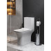 Унитаз-компакт Grossman Classic GR-4464SQ безободковый, белый с тонкой крышкой, микролифт, смыв торнадо