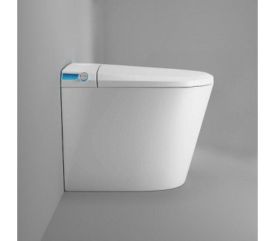 Умный унитаз приставной Grossman Smart GR-PRS-5702 выпуск в пол, цвет Белый с сиденьем Микролифт