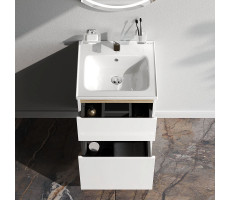 База под раковину, напольная, 50 см, 2 ящика AM.PM X-Joy M85AFSX0502WG белый глянец База под раковину, напольная, 50 см, 2 ящика AM.PM X-Joy M85AFSX0502WG белый глянец