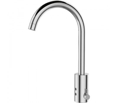 Автоматический кран для раковины с высоким поворотным изливом NOFER 07262.B Автоматический кран для раковины с высоким поворотным изливом NOFER 07262.B