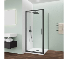 Душевой угол 100х90см Veconi Ottimo P30SP B OP30B-SP-90100-01-C9 черный матовый Душевой угол 100х90см Veconi Ottimo P30SP B OP30B-SP-90100-01-C9 черный матовый