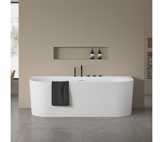 Ванна акриловая 180х80 см Vincea VBT-703-1800 цвет белый, щелевой перелив Ванна акриловая 180х80 см Vincea VBT-703-1800 цвет белый, щелевой перелив