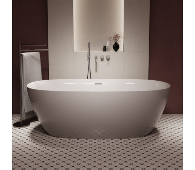 Ванна акриловая 170х80 см Vincea VBT-708-1700, цвет белый, щелевой перелив