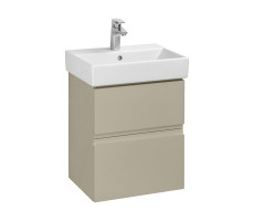 Комплект Roca OLETA ZRU9307628 с 2 ящиками + раковина мебельная PURE 500х390, 1 отв, капучино