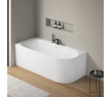 Ванна акриловая 180х80 см Vincea VBT-704-1800-L цвет белый, щелевой перелив