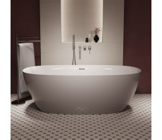 Ванна акриловая 160х80 см Vincea VBT-708-1600, цвет белый, щелевой перелив