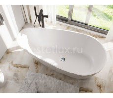 Ванна из искусственного камня Эстет Аlba silk 163х81 белый матовый ФР-00018272