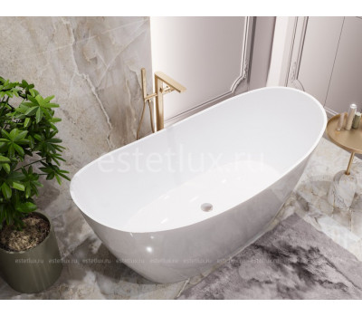 Ванна из искусственного камня Эстет Вена 165х77 ФР-00018170 белый Ванна из искусственного камня Эстет Вена 165х77 ФР-00018170 белый
