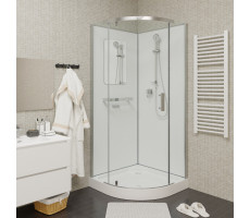 Душевая кабина Cerutti SPA KORRA90T тропический душ, угловая, без крыши (9217) Душевая кабина Cerutti SPA KORRA90T тропический душ, угловая, без крыши (9217)