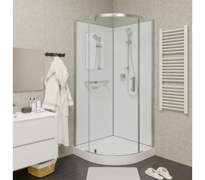 Душевая кабина Cerutti SPA KORRA90T тропический душ, угловая, без крыши (9217) Душевая кабина Cerutti SPA KORRA90T тропический душ, угловая, без крыши (9217)