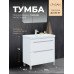 Тумба с раковиной TWIN 80 Logan 00353070 белый сатин Тумба с раковиной TWIN 80 Logan 00353070 белый сатин
