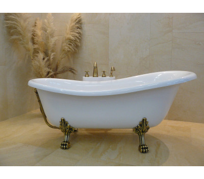 Ванна из литого мрамора Астра-Форм Роксбург 170х80 ножки бронза Ванна из литого мрамора Астра-Форм Роксбург 170х80 ножки бронза