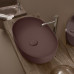Раковина накладная 60х40 см Kerasan Nolita 534375 Borgogna matt 