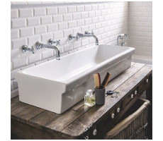 Корыто керамическое Hatria YN0401 размер 90.5х45 см, цвет белый 