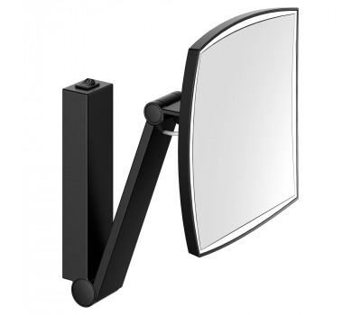 Косметическое зеркало Keuco iLook_ move 17613139004, с подсветкой, хром черный шлифованный Косметическое зеркало Keuco iLook_ move 17613139004, с подсветкой, хром черный шлифованный