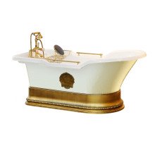 Ванна 180x87 Migliore IMPERO PODIUM подиум бронза, слив/перелив бронза 