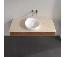 Тумба под раковину 120 см Villeroy&Boch Antao L10113HM Warm Walnut / Botticino