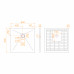 Душевой поддон квадрат RGW STONE TRAY-G  800x800 14152088-02-11  