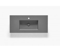 Раковина Acquabella On-Top Integra SF Slate 80 Cemento 803х465, серый Раковина Acquabella On-Top Integra SF Slate 80 Cemento 803х465, серый