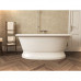 Ванна из литого мрамора Aquastone Оливия 180 на подиуме Ванна из литого мрамора Aquastone Оливия 180 на подиуме
