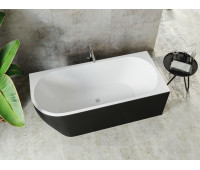 Акриловая ванна Aquanet Family Elegant B 180x80 3806N Matt Finish (панель Black matte) 