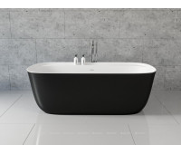 Акриловая ванна Aquanet Family Fine 170x78 95778 Gloss Finish (панель Black matte) 