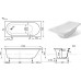 Ванна из искусственного мрамора Aquanet Lotos Stone 170x75 AQ-00332891