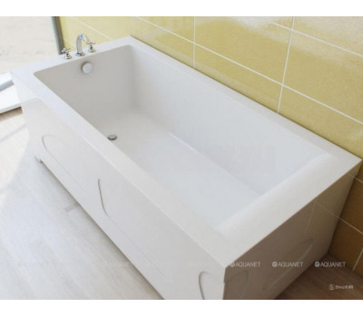 Ванна из искусственного мрамора Aquanet Bright Stone 180x70 AQ-00338574