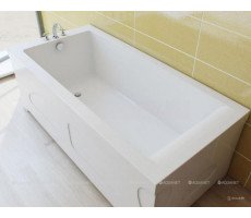 Ванна из искусственного мрамора Aquanet Bright Stone 180x70 AQ-00338574 Ванна из искусственного мрамора Aquanet Bright Stone 180x70 AQ-00338574