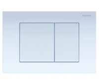 Aquatek KDI-0000009 (001A) Панель смыва Белая (клавиши квадрат) 