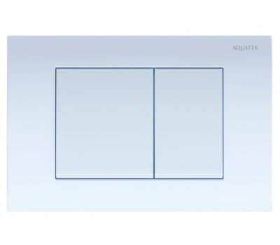 Панель смыва Aquatek KDI-0000009 (001A) Белая (клавиши квадрат) 