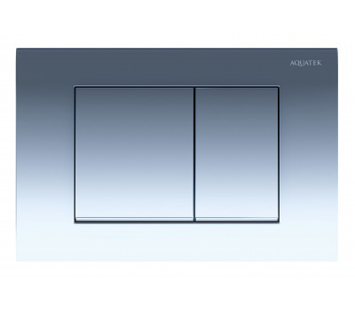Панель смыва Aquatek KDI-0000010 (001B) Хром глянец (клавиши квадрат) 