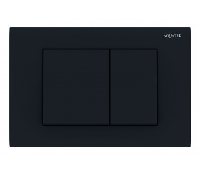 Панель смыва Aquatek KDI-0000012 (001D) Черная матовая (клавиши квадрат) 