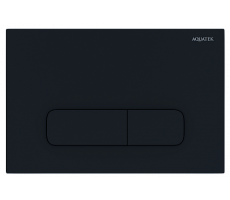 Панель смыва Aquatek KDI-0000017 (002D) Черная матовая (клавиши прямоугольные) 