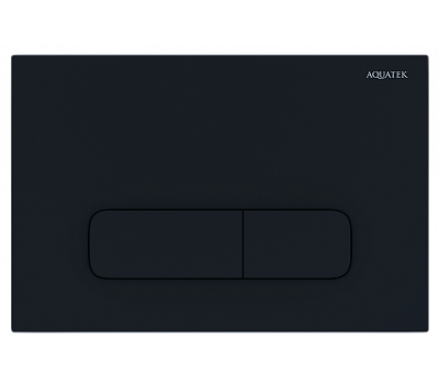 Панель смыва Aquatek KDI-0000017 (002D) Черная матовая (клавиши прямоугольные) 