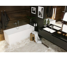 Ванна акриловая Aquatek Лайма 150х70  (рама и фронтальная панель отдельно)