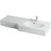 Раковина Aquaton Отель 2/127 правая белая с навесами 1A70123WOT01R Раковина Aquaton Отель 2/127 правая белая с навесами 1A70123WOT01R