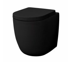 Унитаз приставной ARTCERAM FILE 2.0 FLV005 17 30 nero matt Черный матовый (сидение отдельно) Унитаз приставной ARTCERAM FILE 2.0 FLV005 17 30 nero matt Черный матовый (сидение отдельно)