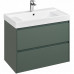 Тумба под раковину Roca Ona 800 A857630513 подвесная, 2 ящика, зеленый матовый Тумба под раковину Roca Ona 800 A857630513 подвесная, 2 ящика, зеленый матовый