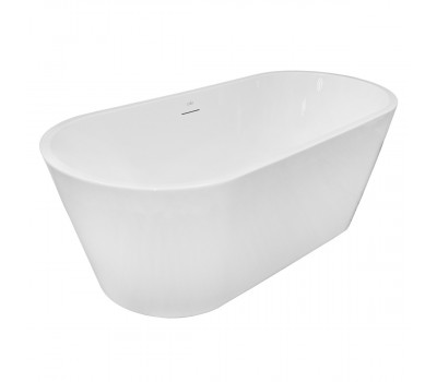 Ванна акриловая 170х74 см Creo Ceramique BA0025S отдельностоящая, в комплекте слив-перелив, цвет белый