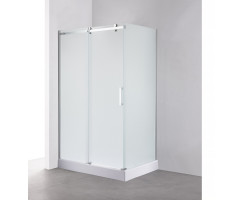 Душевое ограждение 120х90 см Loranto CS-502 в комплекте с поддоном, матовое стекло 8мм., профиль хром (CS-502 120-90) Душевое ограждение 120х90 см Loranto CS-502 в комплекте с поддоном, матовое стекло 8мм., профиль хром (CS-502 120-90)