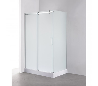 Душевое ограждение 120х90 см Loranto CS-502 в комплекте с поддоном, матовое стекло 8мм., профиль хром (CS-502 120-90) Душевое ограждение 120х90 см Loranto CS-502 в комплекте с поддоном, матовое стекло 8мм., профиль хром (CS-502 120-90)